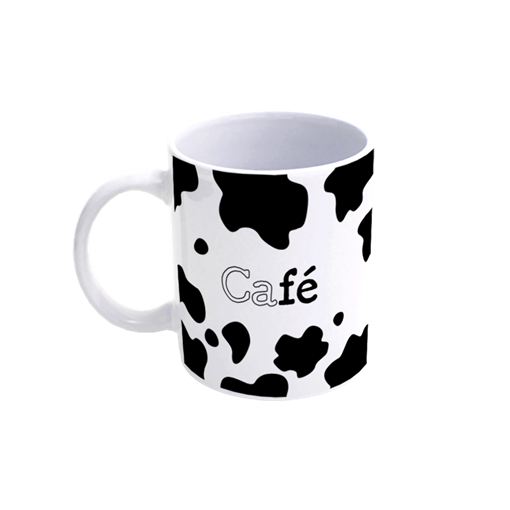 Caneca de Porcelana - Moo Vaquinha - CaFé