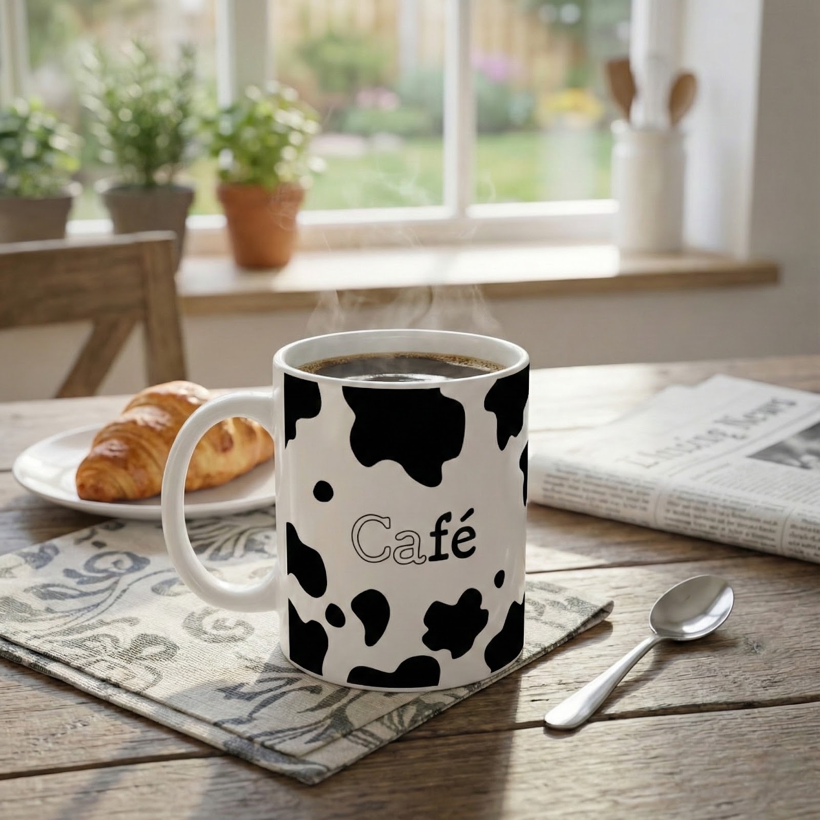 Caneca de Porcelana - Moo Vaquinha - CaFé