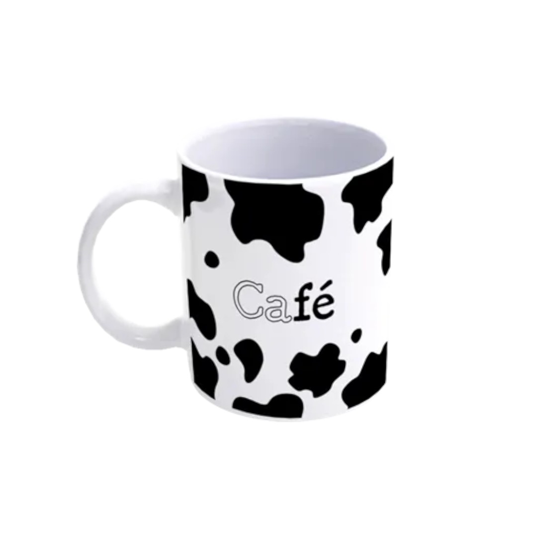 Caneca de Porcelana - Moo Vaquinha - CaFé