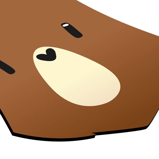 Placa de Parede Decorativa - Urso