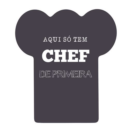 Placa de Parede Decorativa - Chef De Primeira