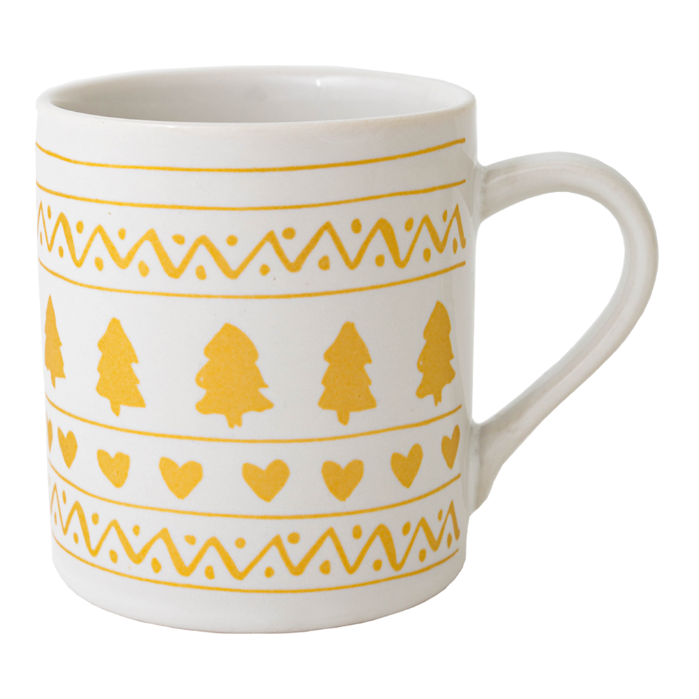 Caneca de Cerâmica Natal Mágico - Amar, Sonhar e Agradecer