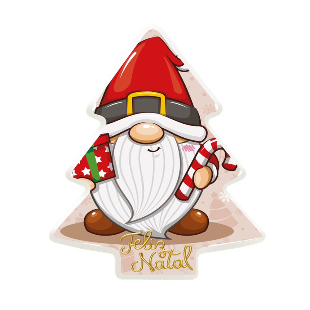 Luminária Árvore de Natal - Papai Gnomo