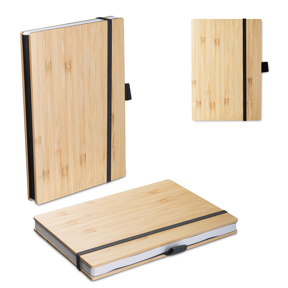 Caderno De Anotações Com Elástico Bamboo Times