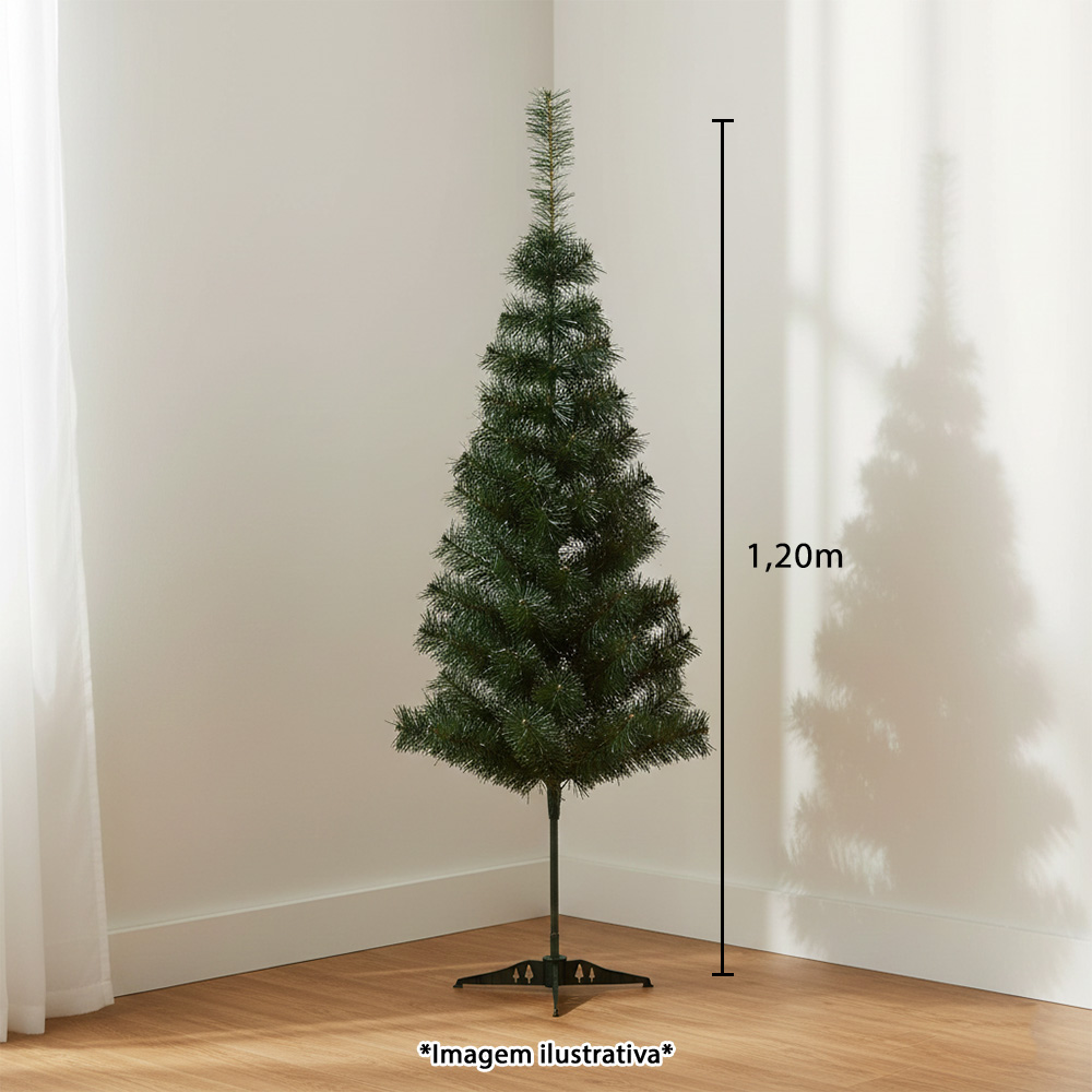 Árvore de Natal Verde Nevada com 110 Galhos 1,20m Prime