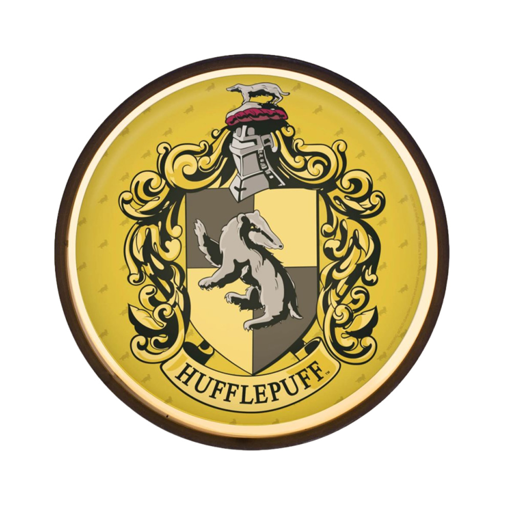Luminária Brasão Hufflepuff Harry Potter