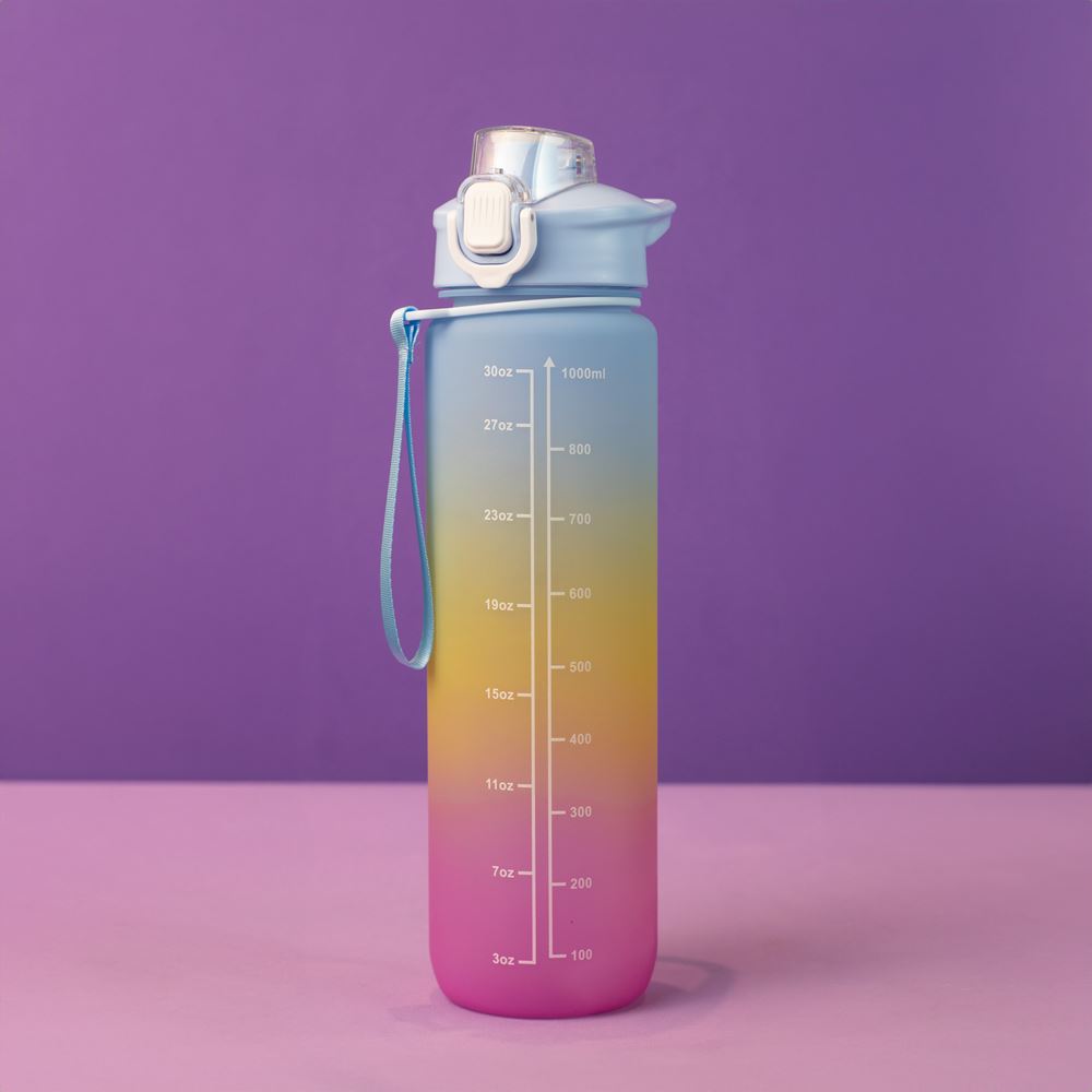 Garrafa com Alça e Canudo 1L Fresh Time