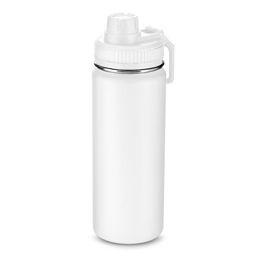 Garrafa com Alça e Bico 570ml Parede Dupla Branca