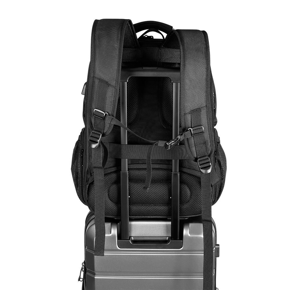 Mochila Executiva Preta Para Notebook e Tablet Unissex
