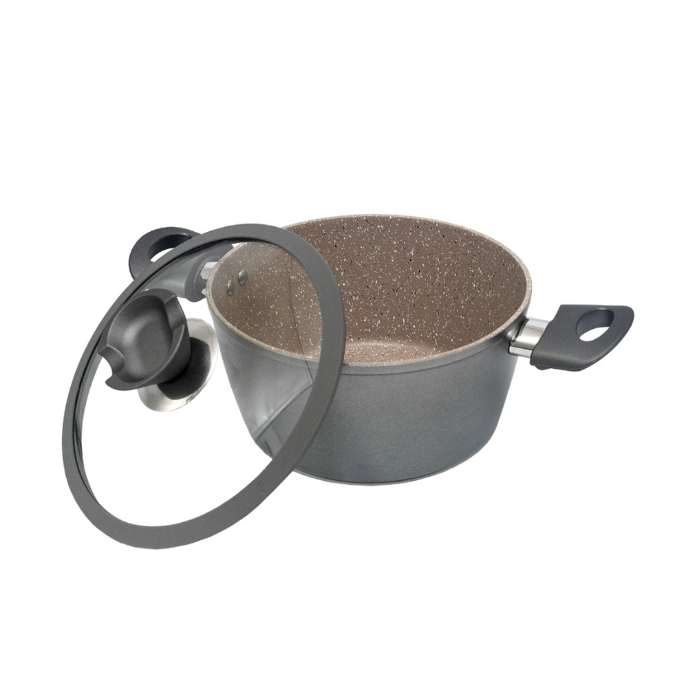 Caçarola Antiaderente 2,6L a Indução Revestida em Granito Ø20cm