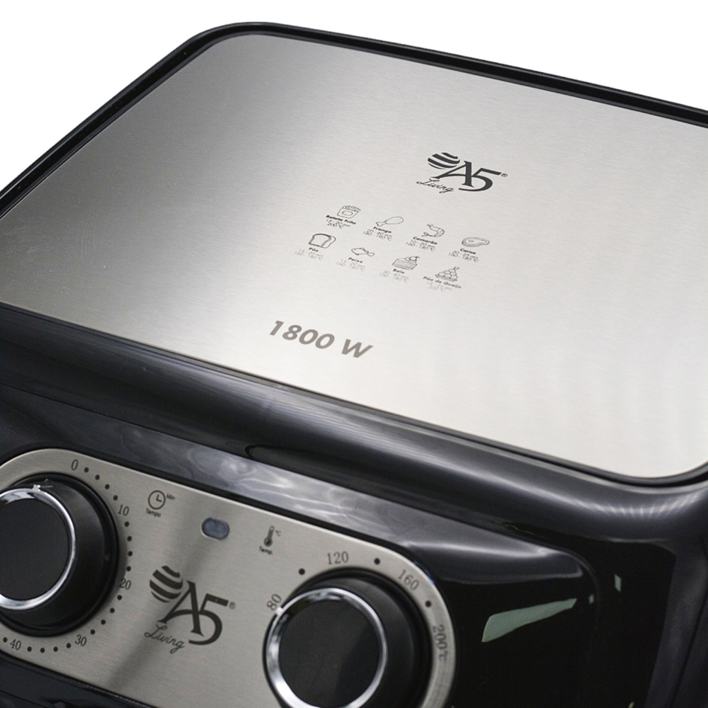 Airfryer 12L Sem Óleo Antiaderente Florença 220V Preta