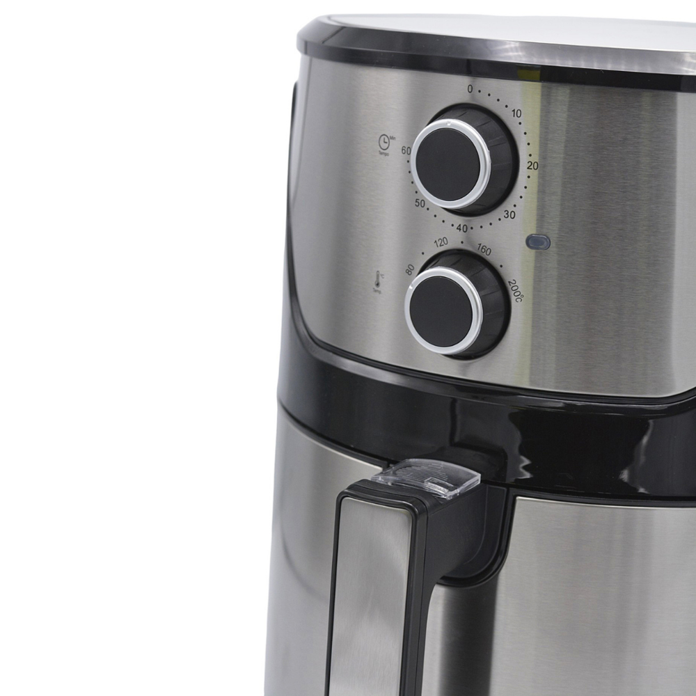 Airfryer 5,2L Fritadeira Sem Óleo Antiaderente Veneza Inox 220V