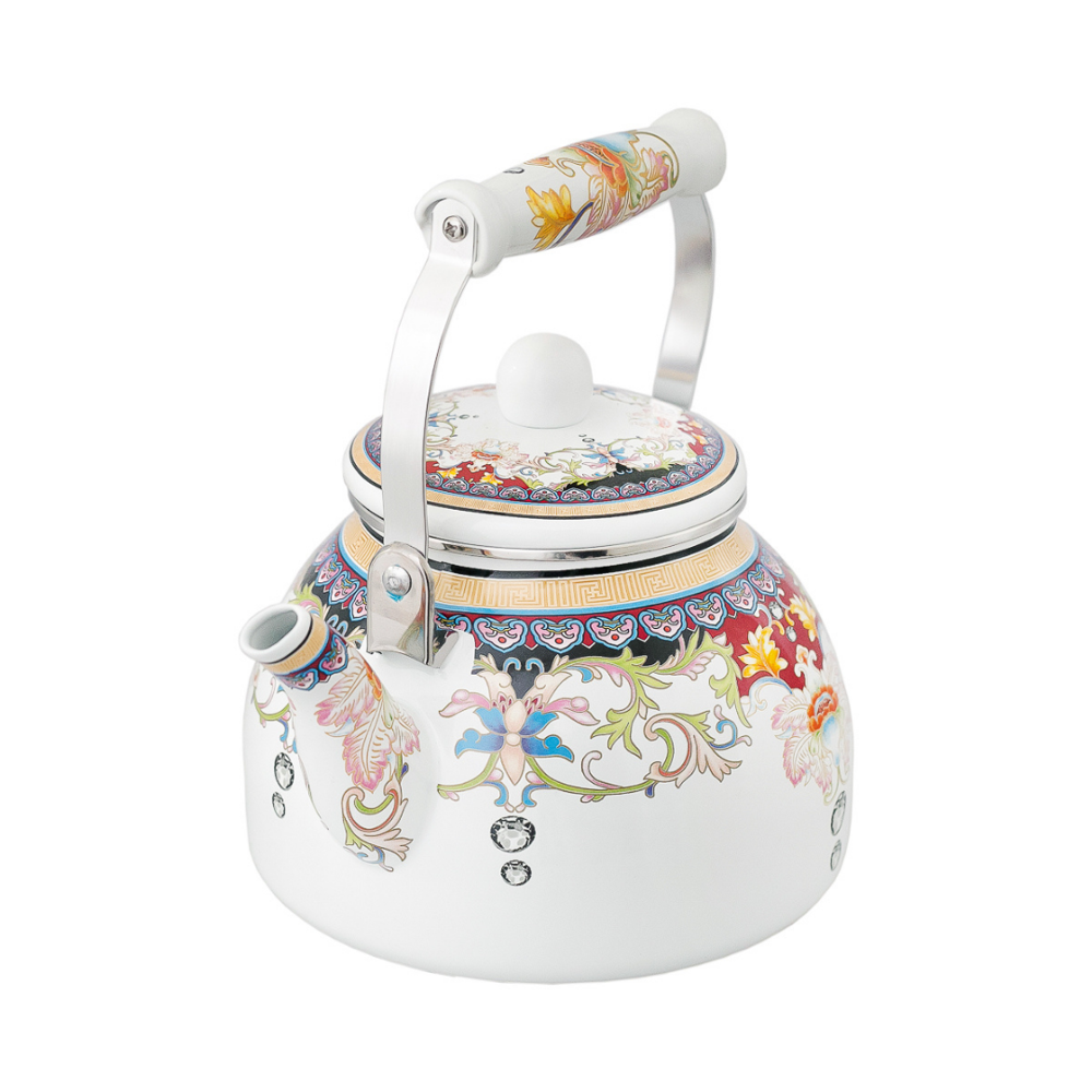 Chaleira Esmaltada Vintage 2,5L à Indução Charm Indiana