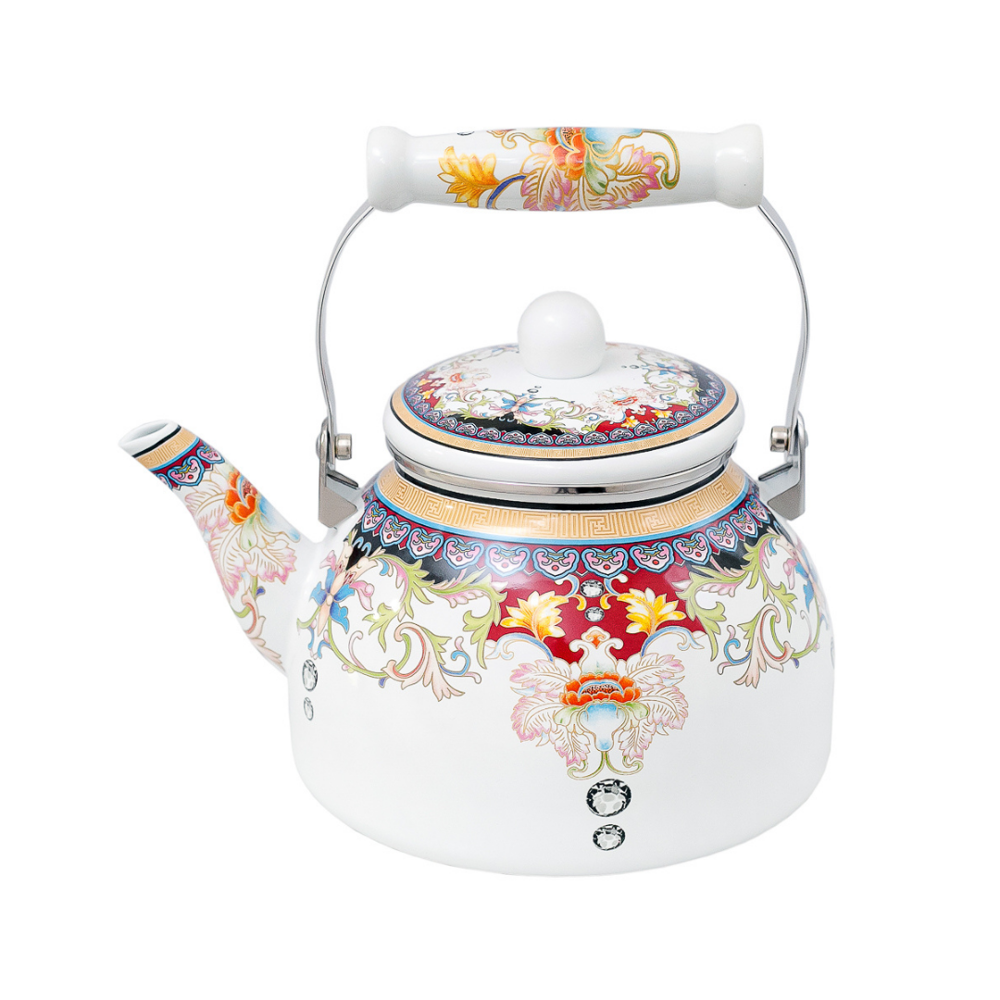 Chaleira Esmaltada Vintage 2,5L à Indução Charm Indiana