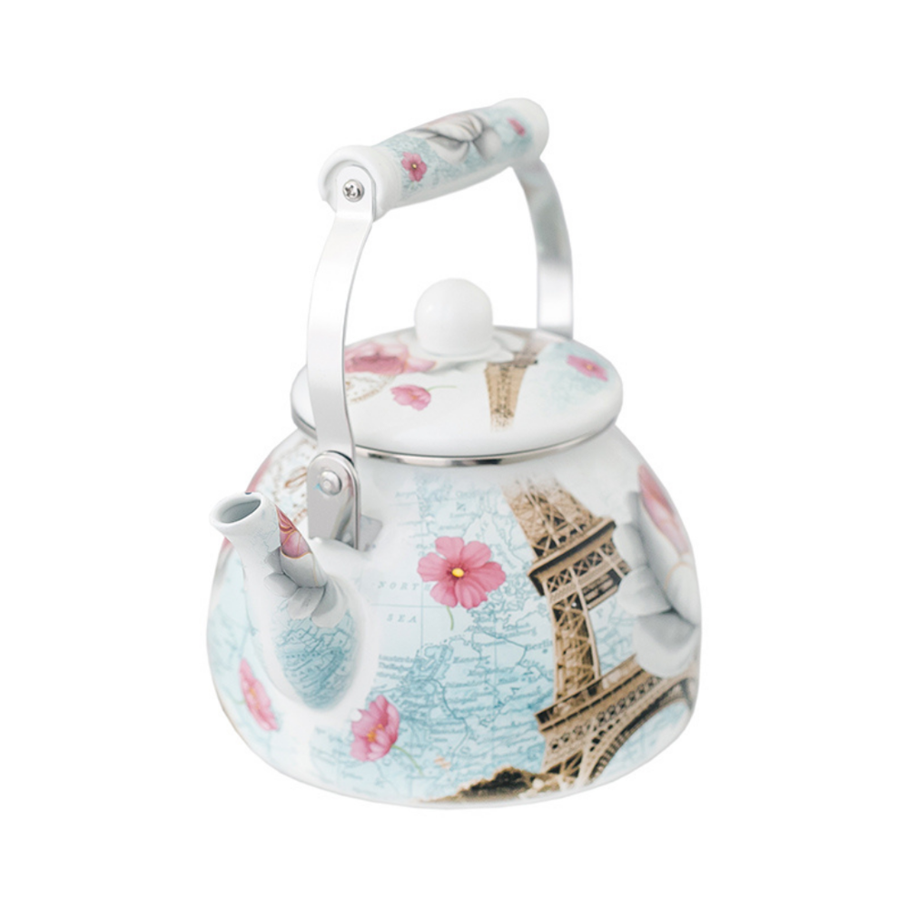 Chaleira Esmaltada Vintage 2,5L à Indução Charm Paris