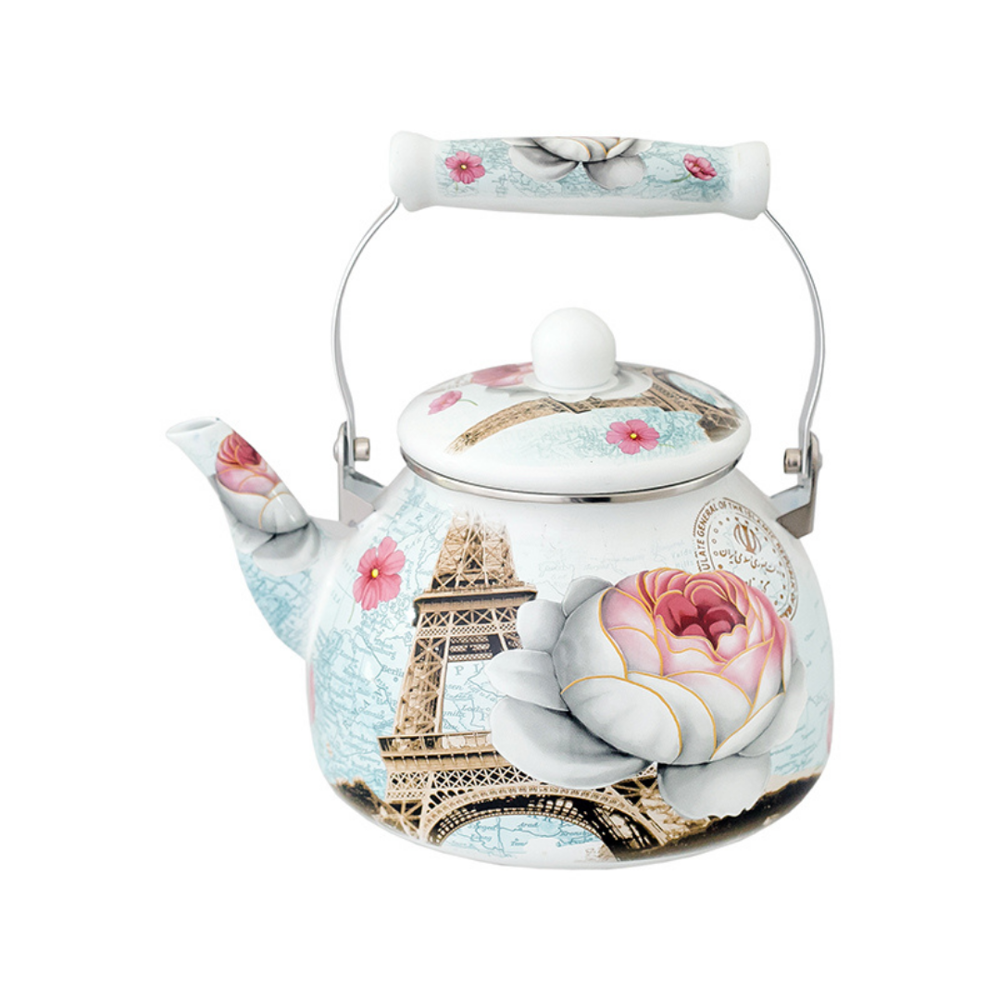 Chaleira Esmaltada Vintage 2,5L à Indução Charm Paris