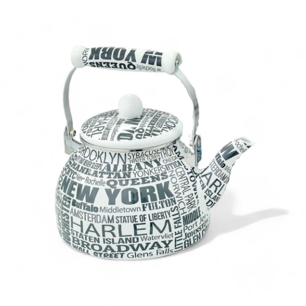 Chaleira Esmaltada Vintage 2,5L à Indução Charm New York
