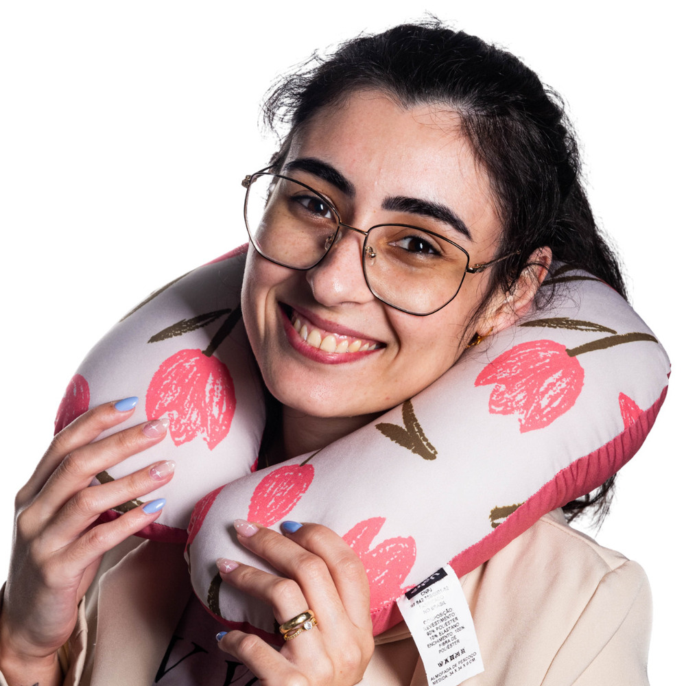 Almofada de Pescoço - Amor Perfeito