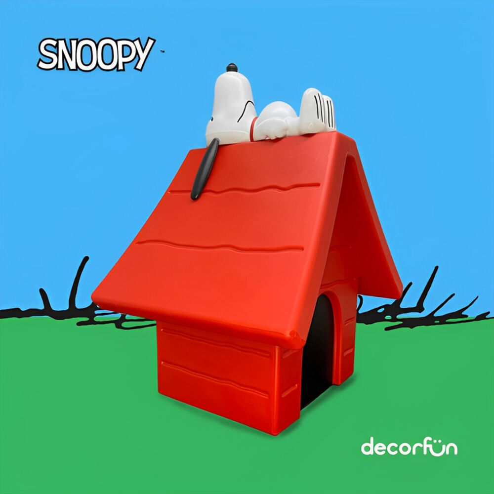 Luminária 3D Casinha Snoopy Peanuts Decoração Criativa Bivolt