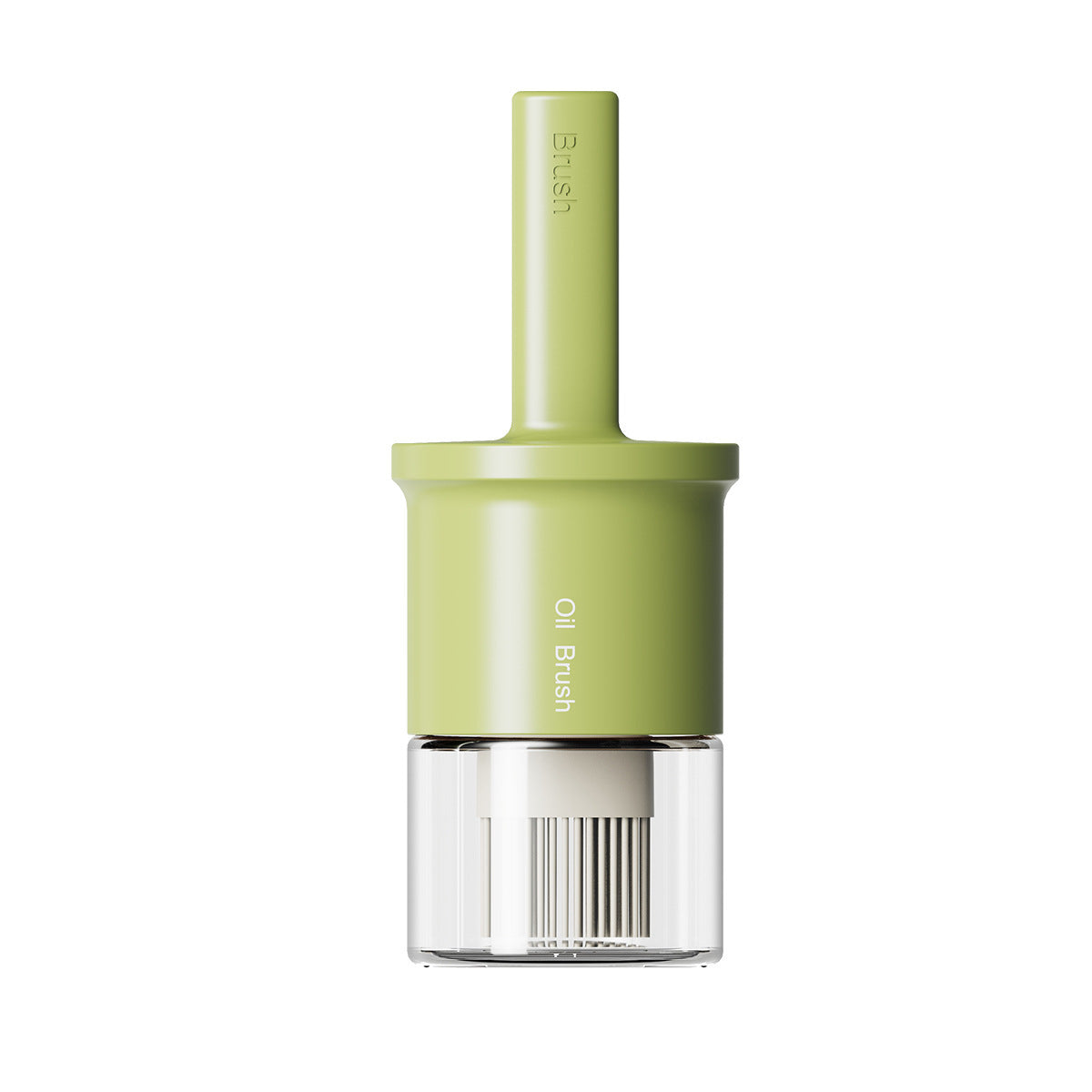Pote de Óleo Moderno para Cozinha com Pincel de Silicone - Verde