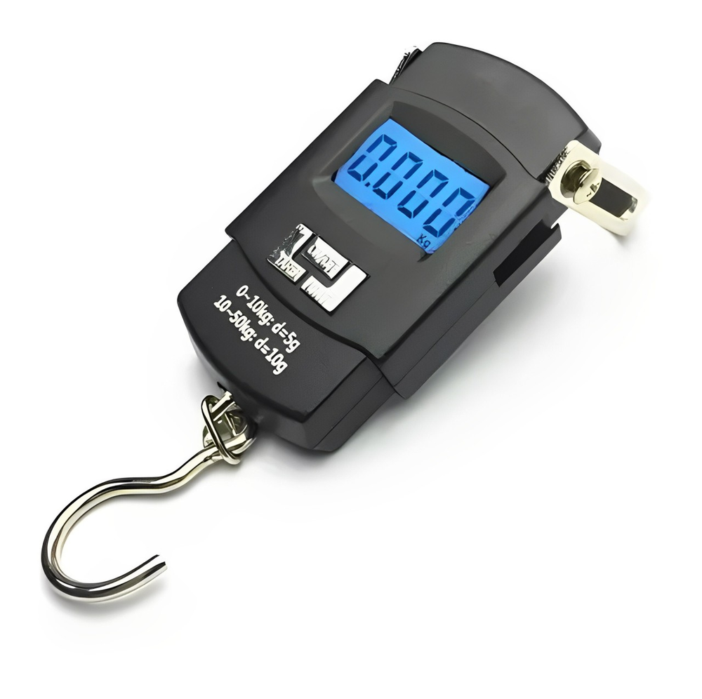 Balança Digital Portátil para Bolsa Mala Peixe Até 50kg