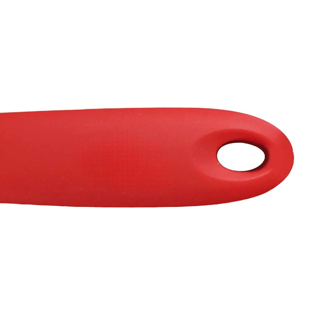 Colher de Silicone Vermelha Funda 27,5cm com Suporte de Pendurar
