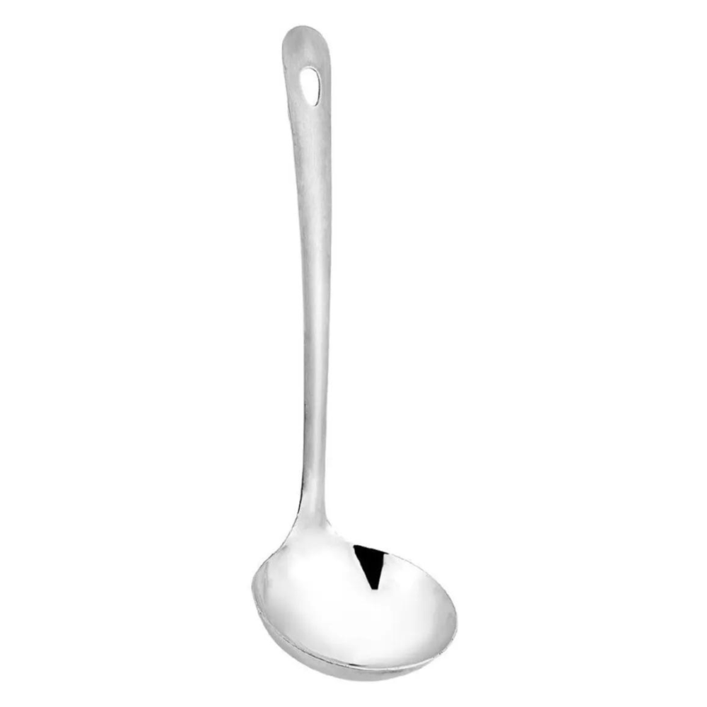 Concha de Inox Funda para Servir Molhos Caldos com Suporte 30cm