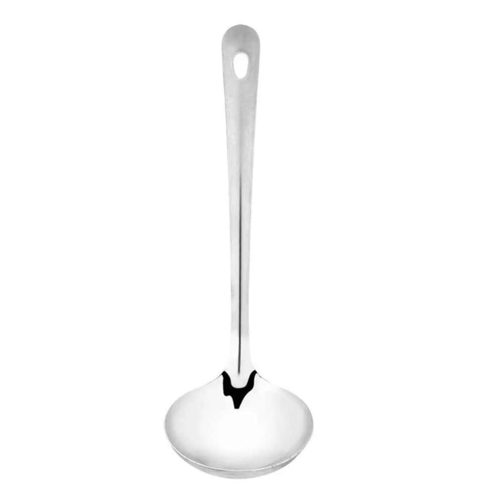 Concha de Inox Funda para Servir Molhos Caldos com Suporte 30cm