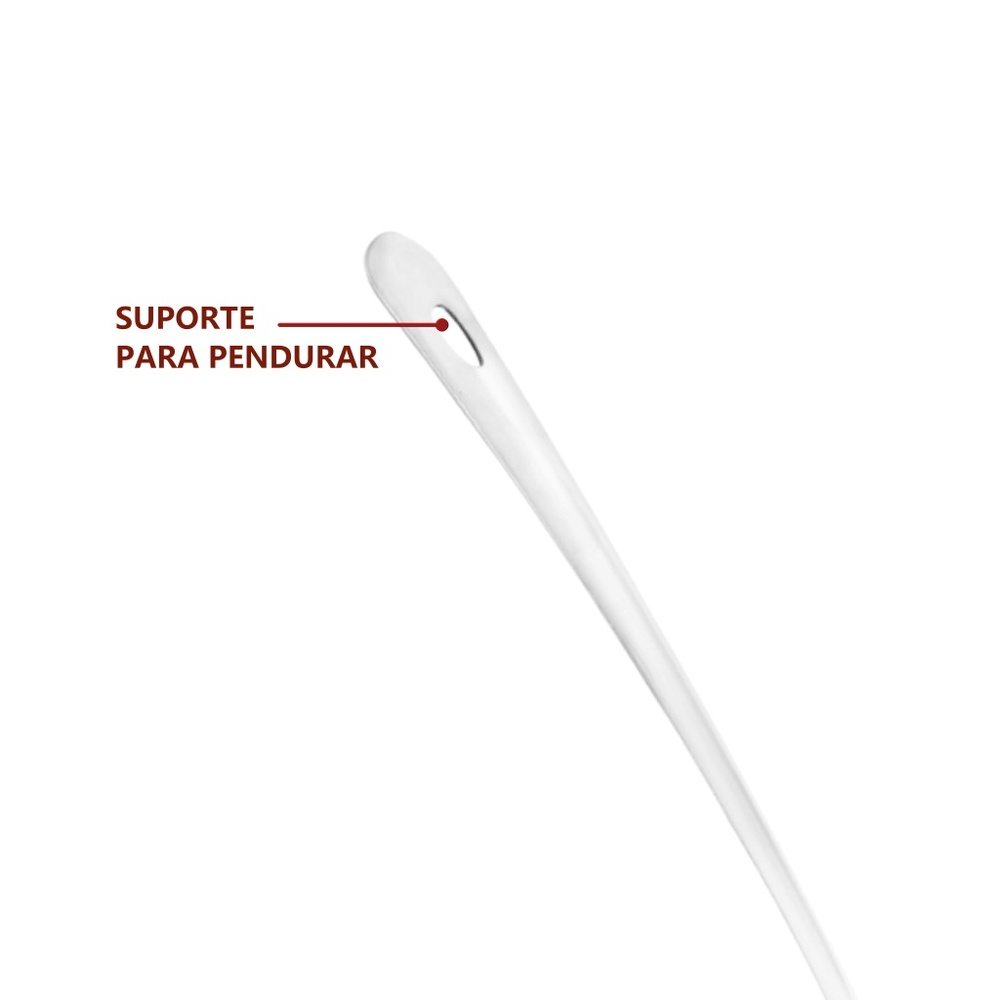 Espátula em Aço Inox Vazada para Frituras 33cm Chapeiro Hambúrguer