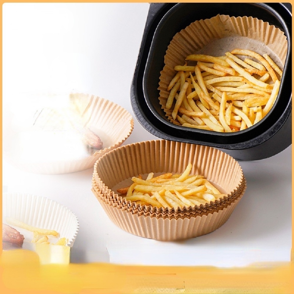 Kit 50 Forros de Papel Descartável para Airfryer 3L a 5L