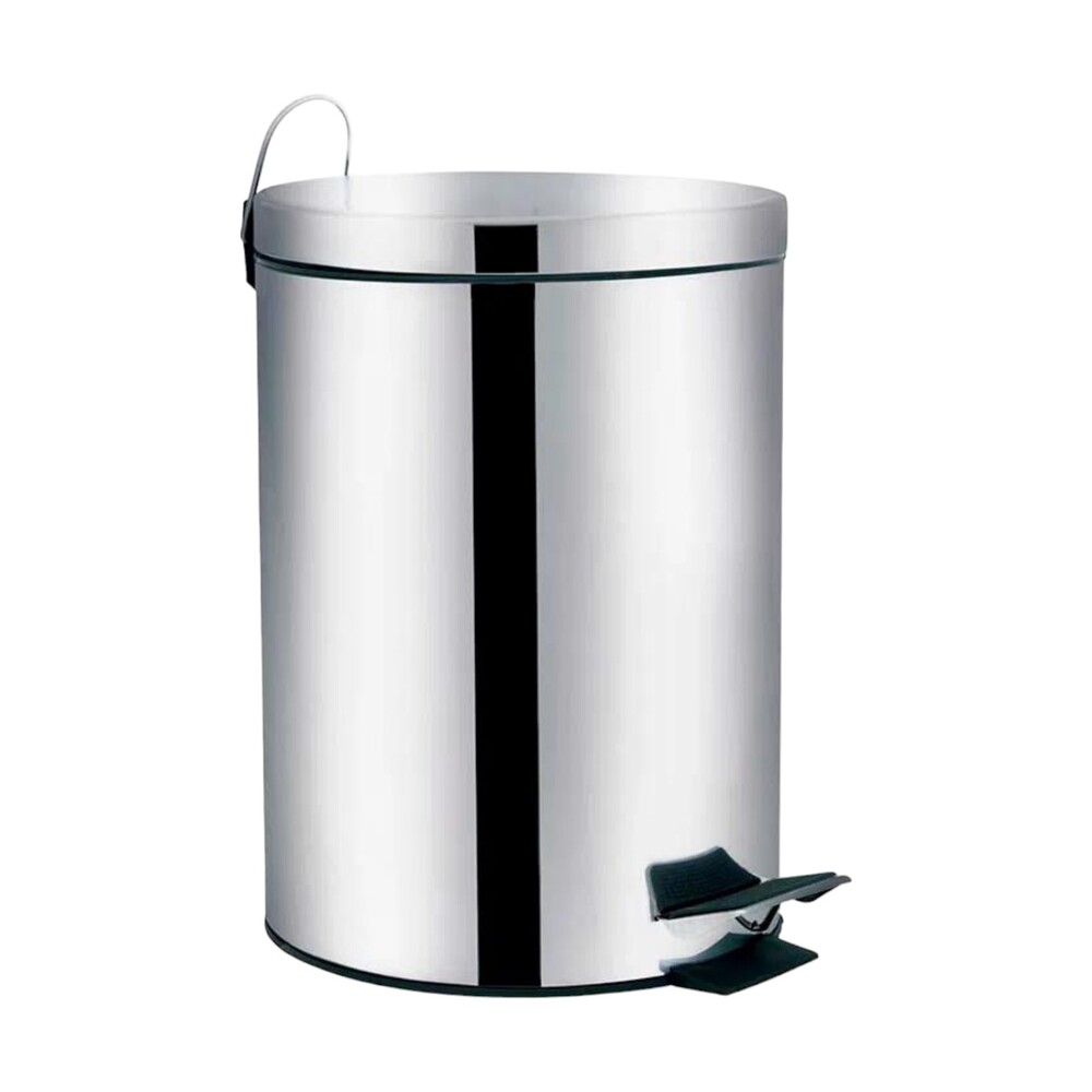 Lixeira em Aço Inox com Pedal e Balde Removível 12L Ágata