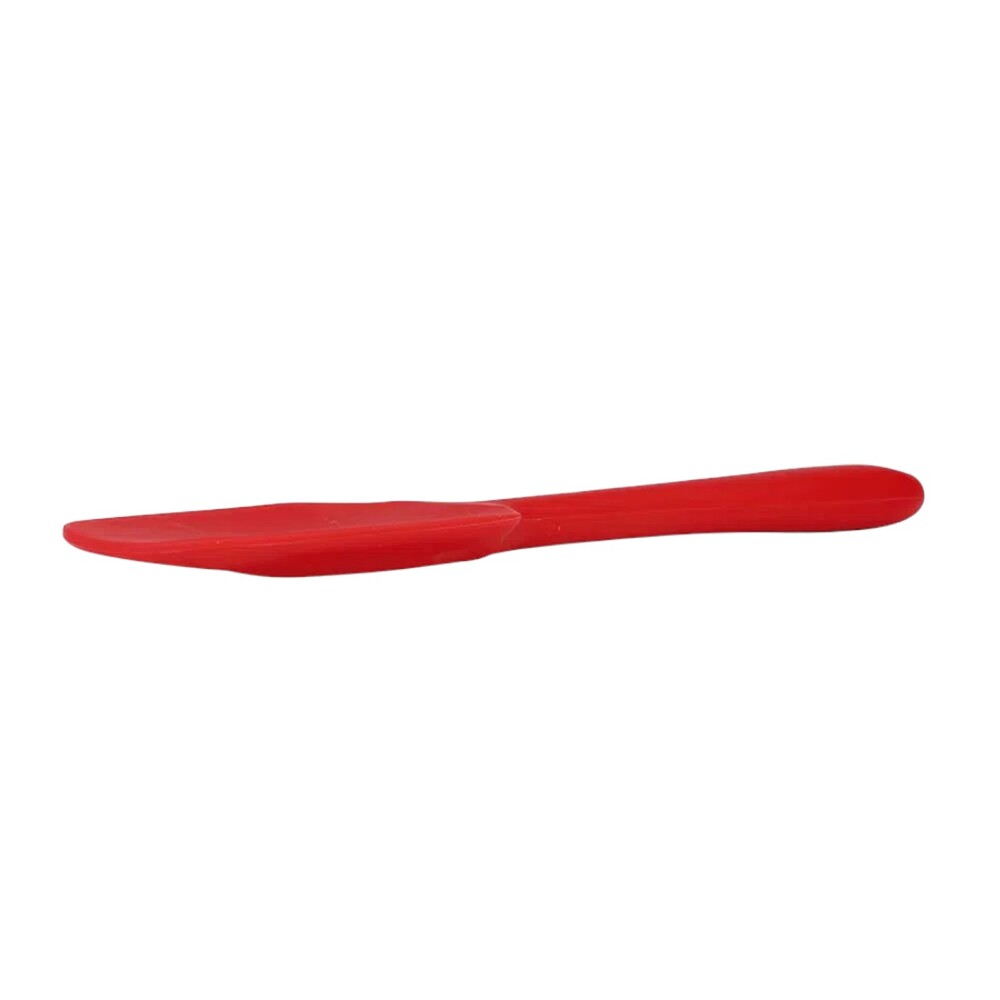 Espátula Pá de Silicone Vermelha 27cm Coberturas Fechada com Suporte