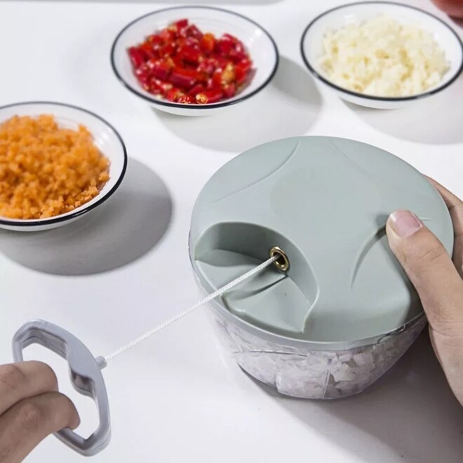 Processador Manual de Alimentos 3 Lâminas Cores Sortidas