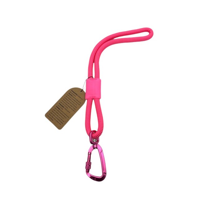 Guia De Corda Curta Rosa para Adestramento Treinamentos Cães