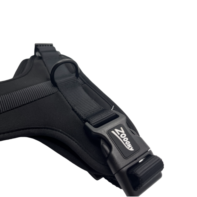Peitoral Pet Comfort Preto Ajustável para Porte Grande