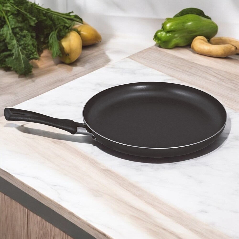 Panquequeira e Tapioqueira Antiaderente Grafite Ø22cm Baquelite