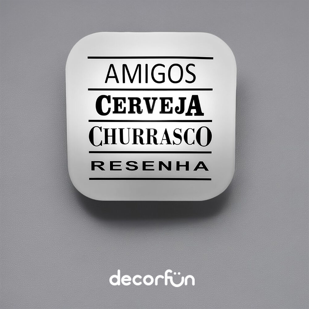 Luminária Box Resenha Entre Amigos