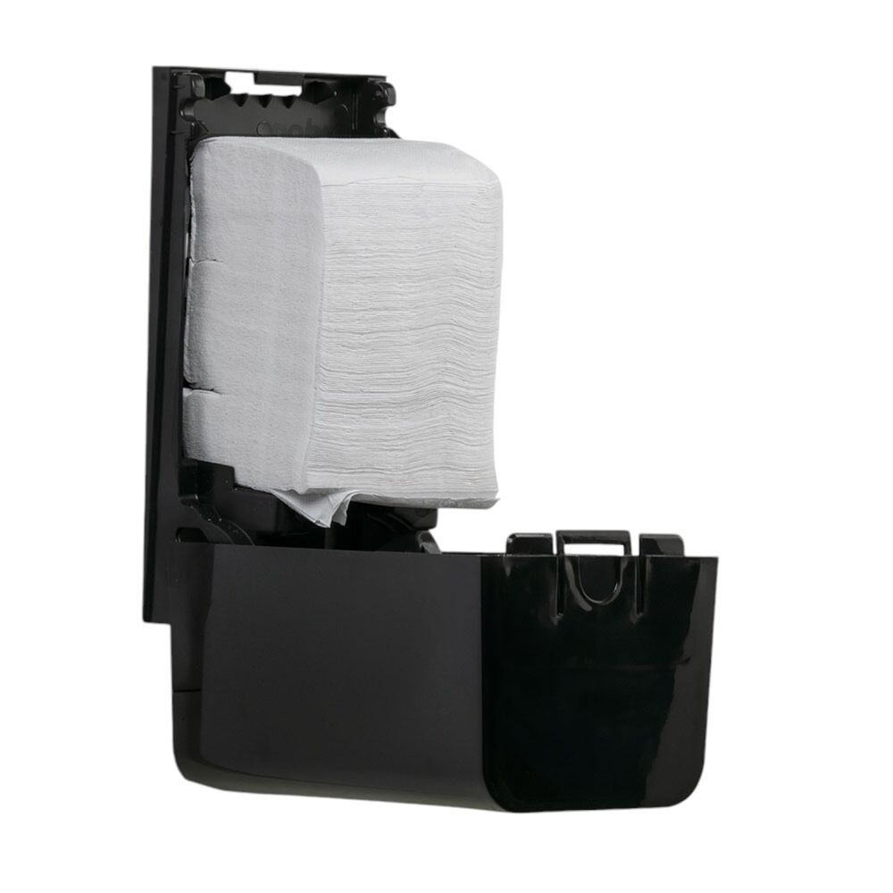 Dispenser para Papel Higiênico Cai-Cai Preto - Nobre