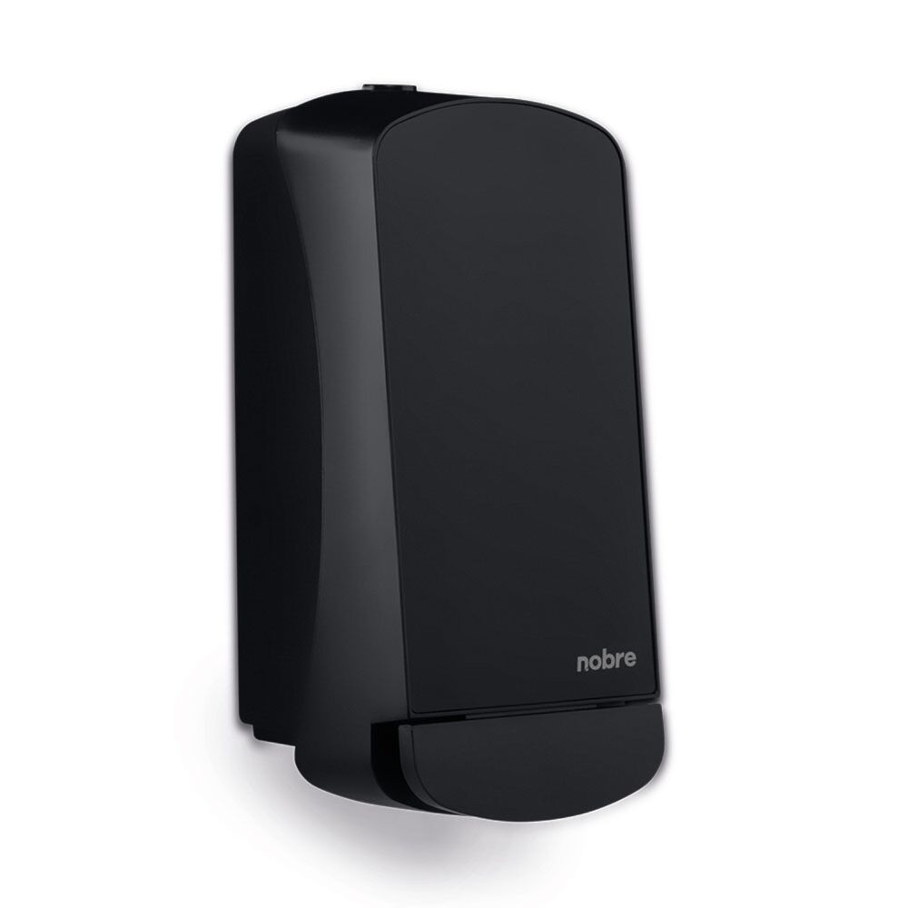 Dispenser para Sabonete Líquido/Álcool Gel 800ml Reservatório Válvula Xpro Inox Preto - Nobre