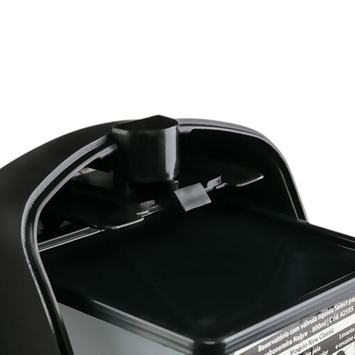 Dispenser para Sabonete Líquido/Álcool Gel 800ml Reservatório Válvula Xpro Inox Preto - Nobre
