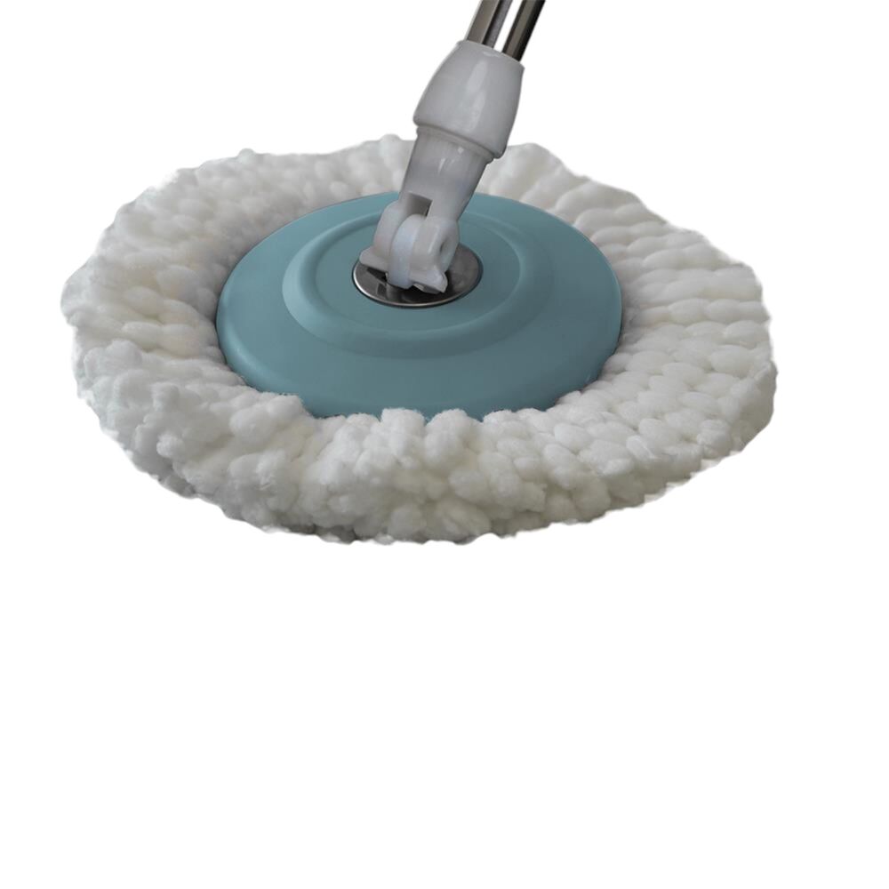 Conjunto Mop Rotatório Compact 9L Balde com Cesto Plástico e 1 Refil Azul Petróleo - Nobre