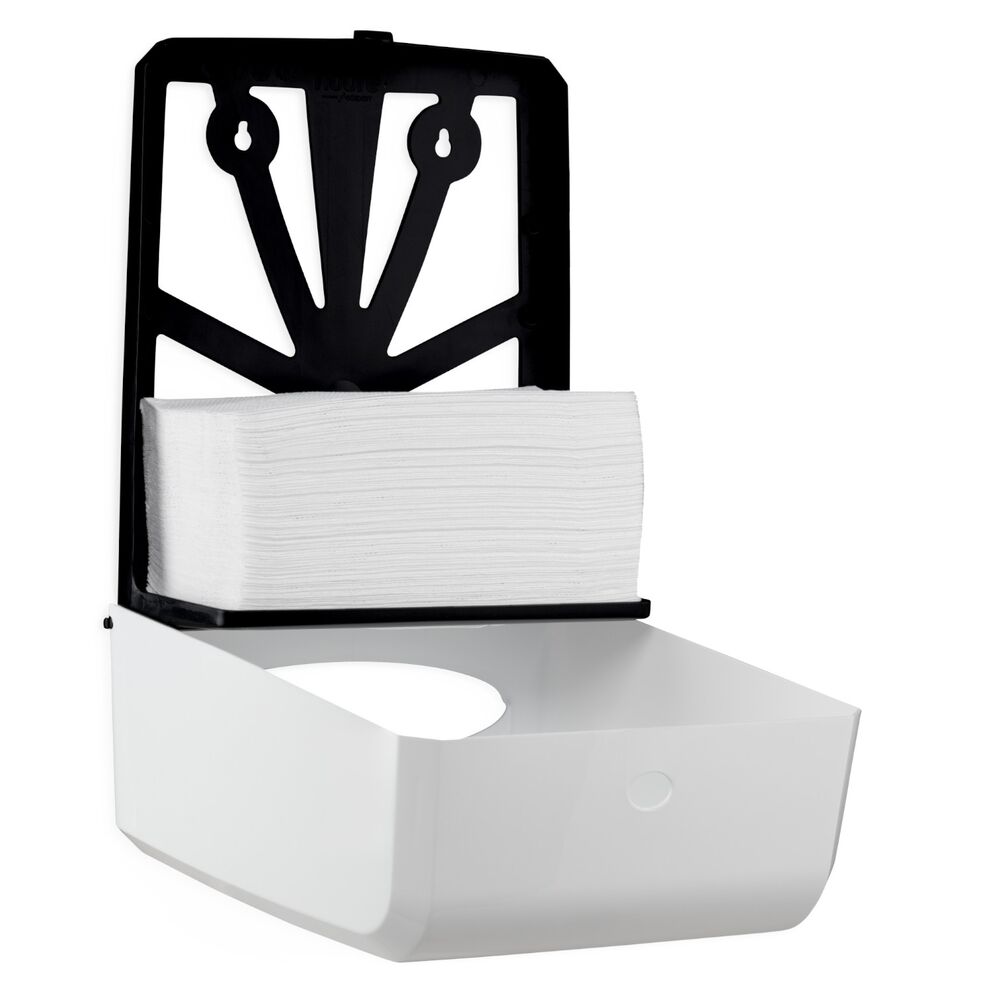 Dispenser para Toalha 1/3D Preto e Branco New Classic - Nobre