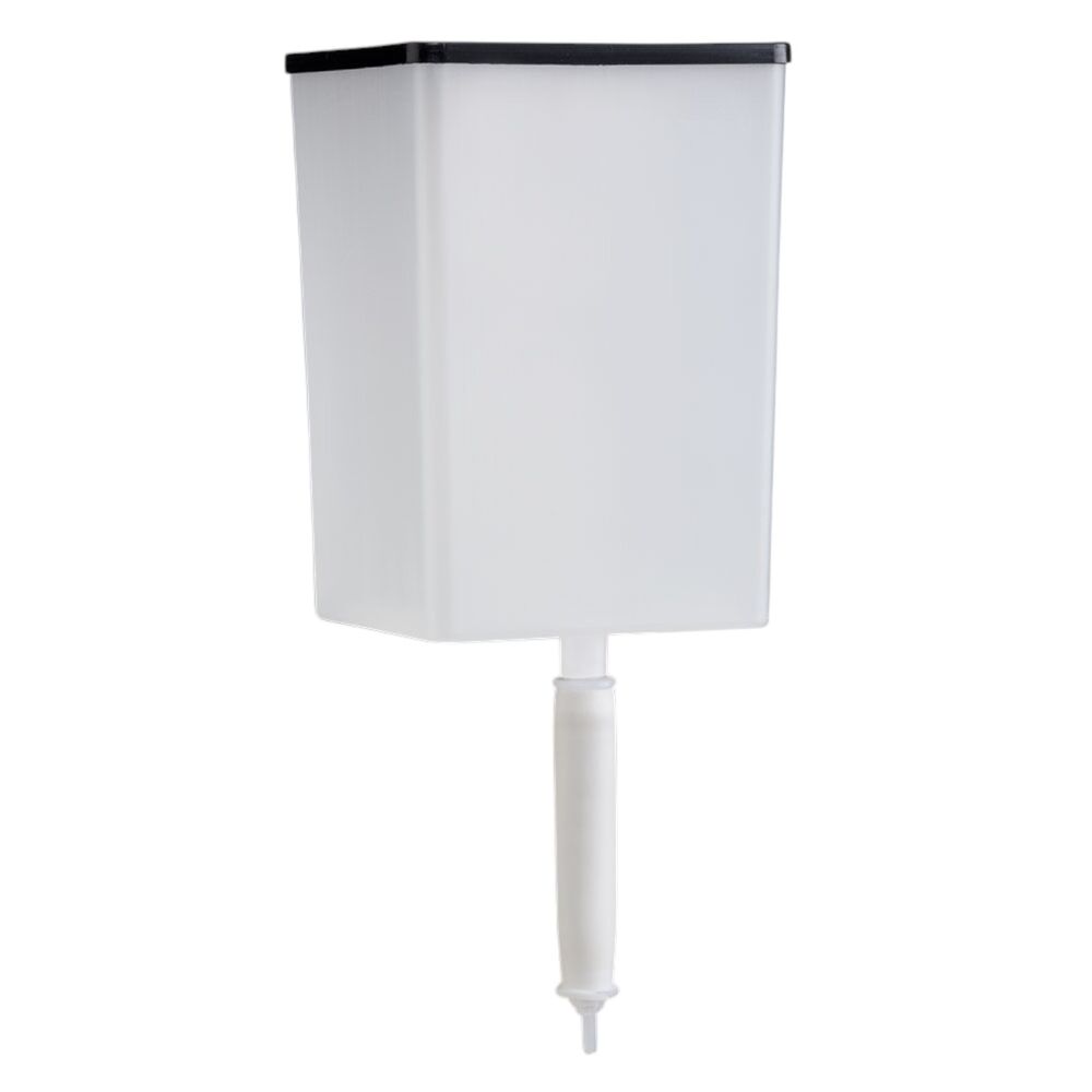 Dispenser para Sabonete Líquido/Álcool Gel 800ml - Preto e Branco - Nobre