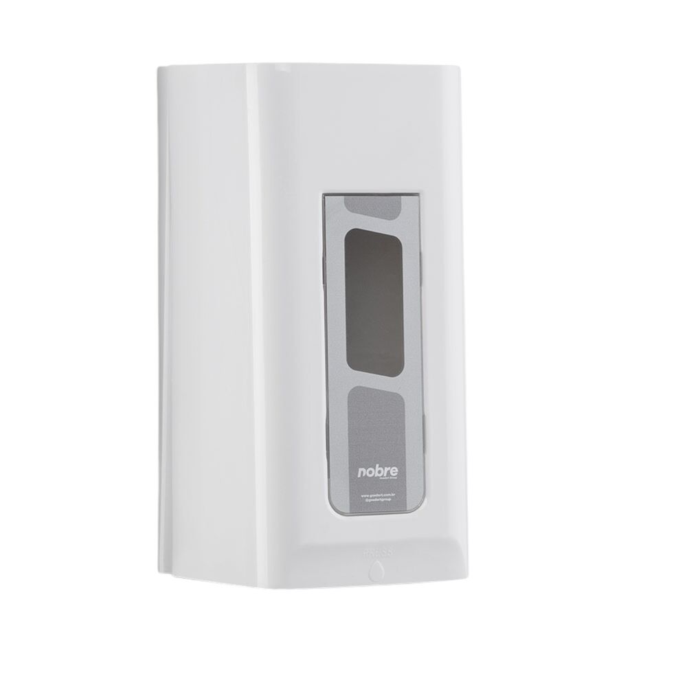 Dispenser para Sabonete Líquido/Álcool Gel 800ml com Reservatório Válvula Branco - Nobre