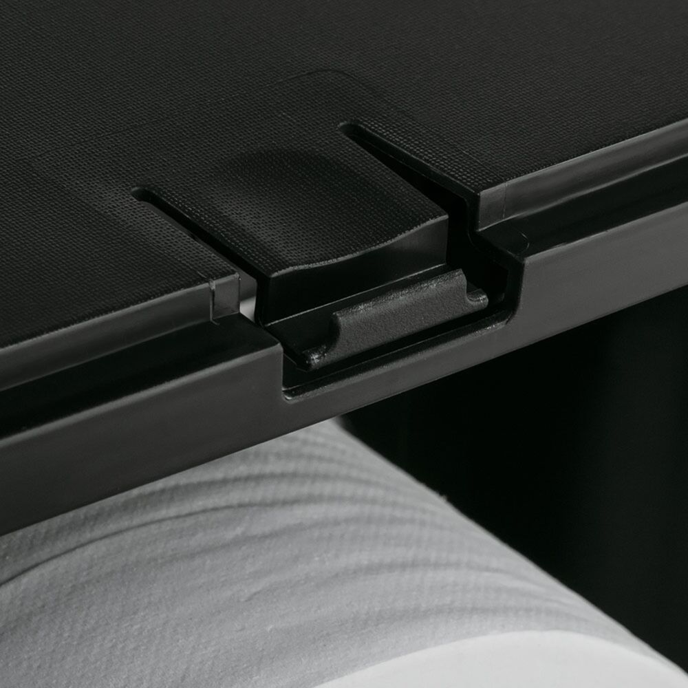 Dispenser para Higiene Rolão 300/500m Preto - Nobre