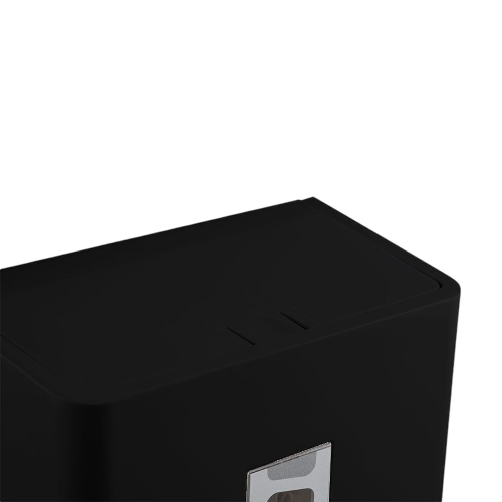 Dispenser para Papel Toalha 1/3D Preto Plástico Street - Nobre