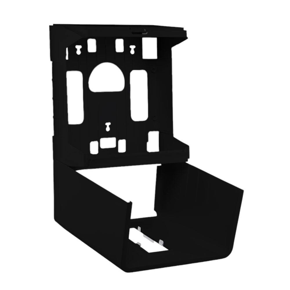 Dispenser para Papel Toalha 1/3D Preto Plástico Street - Nobre