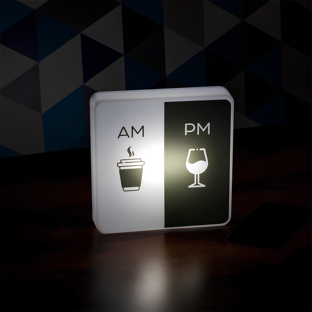 Luminária Slim Box Coffee or Wine Luz Indireta Presente USB