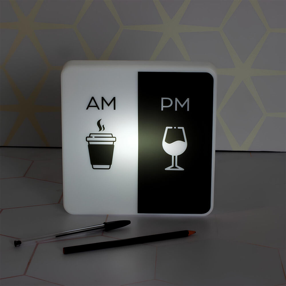 Luminária Slim Box Coffee or Wine Luz Indireta Presente USB