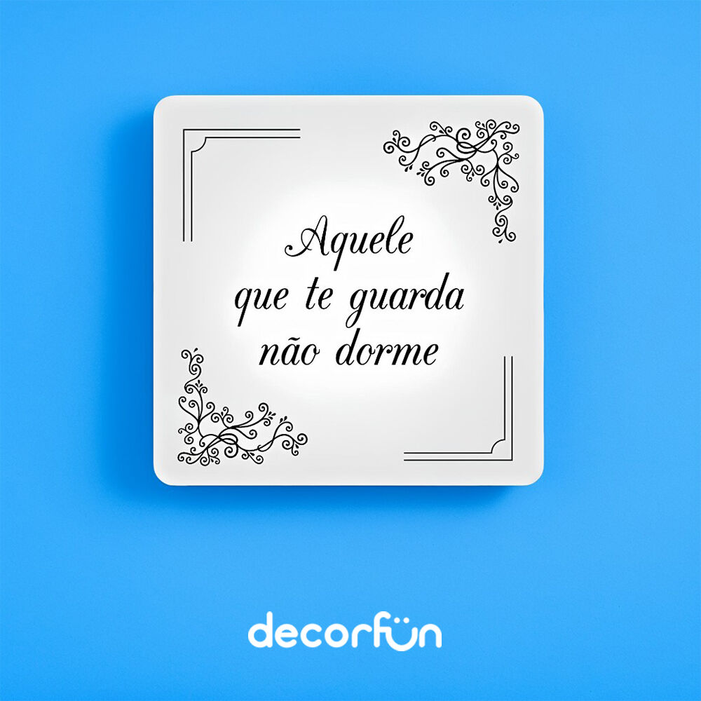 Luminária Slim Box Luz Indireta Aquele Que Te Guarda USB